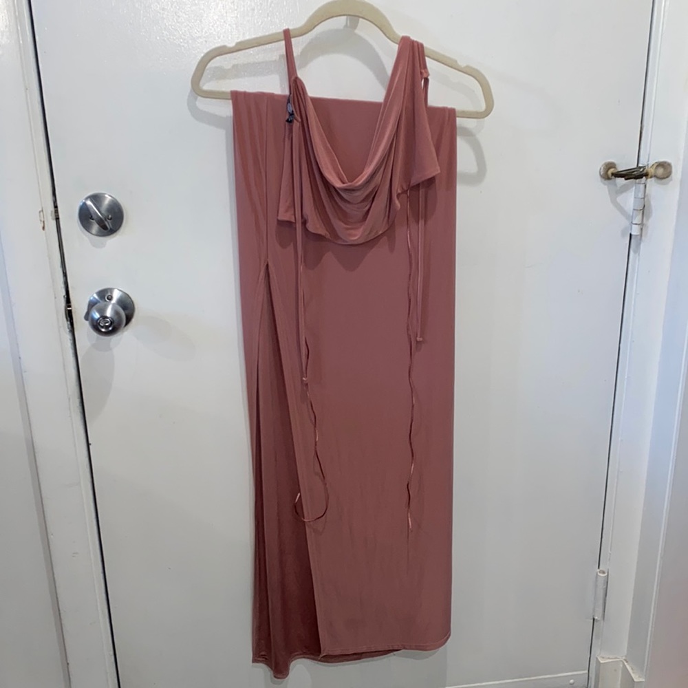 Boo-boo silky slip matching skirt & top!